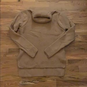 Gold High-low sweater